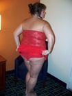 Huge Heart!. My red panties make my fat ass look like a big red heart!