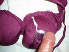 cum on bra. on your bra?